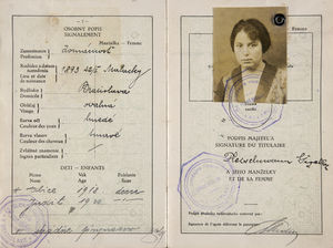 Gisi Fleischmann´s Passport