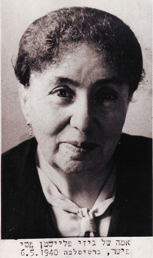 Gisi Fleischmann's mother Jetty Fischer