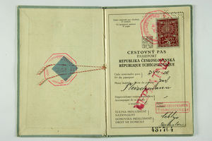Passport of Gisi Fleischmann