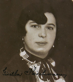 Undated portrait of Gisi Fleischmann