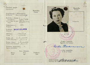 Gisi Fleischmann´s Passport